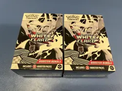 Pokemon White Flare TCG Booster Bundles (X2) Factory Sealed - Image 1
