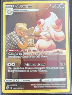 Light Pink Frosmoth & Alcremie Full Art Pokemon Card Lot (English) - Image 3