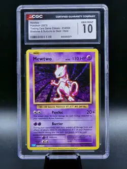 Pokemon TCG | Mewtwo 014/034 Trading Card Game Classic | CGC 10 - Image 1