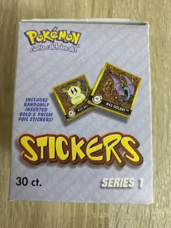 Pokemon Stickers Series 1 NIB 30 ct packs 1999 Gotta Catch ‘Em All ! Nintendo - Image 3