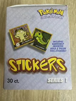 Pokemon Stickers Series 1 NIB 30 ct packs 1999 Gotta Catch ‘Em All ! Nintendo - Image 5