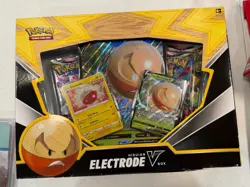 Pokemon TCG Hisuian Electrode V Card Box - Booster Packs 820650851216 - Image 1