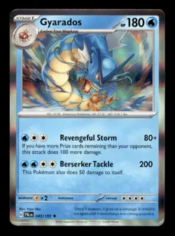 GYARADOS 043/193 HOLO RARE PALDEA EVOLVED NM/M - Image 1
