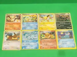Pokemon Vintage Lot Eeveelutions Umbreon Vaporeon Flareon Jolteon Glaceon Cards - Image 1