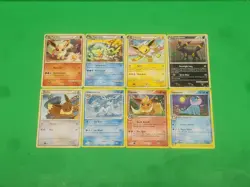 Pokemon Vintage Lot Eeveelutions Umbreon Vaporeon Flareon Jolteon Glaceon Cards - Image 2