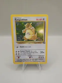 Kangaskhan 5/64 Holo Rare Pokemon Card 1999 Jungle 90 LP English WOTC - Image 1