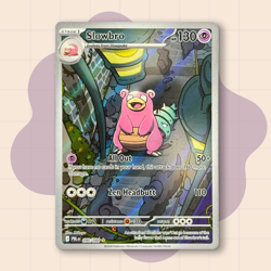 Pokemon TCG Slowbro 090/084 Pitch Black Illustration Rare Holofoil - Image 1