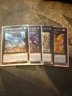 YUGIOH XYZ MIXED LOT FIRST EDITION ORCUST LIGHTNING CHIDORI HIERATIC TYPHON - Image 1