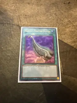 Yugioh Harpie's Feather Duster MAMA-EN076 Ultra Rare 1st Ed Near Mint - Image 1