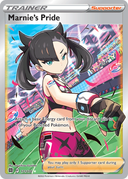 Pokemon Brilliant Stars Holo Marnie's Pride 171/172 Ultra Rare NM - Image 4
