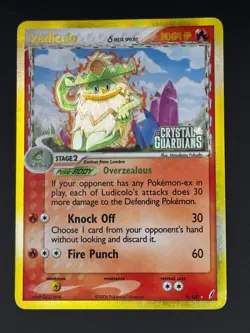 Pokemon TCG: Ludicolo - Delta Species Crystal Guardians Reverse Holo 6/100 [MP] - Image 1