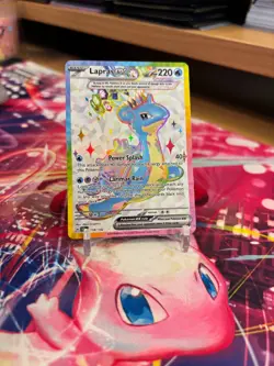 PokemonKarte Lapras Ex 158/142 Englisch - Image 1