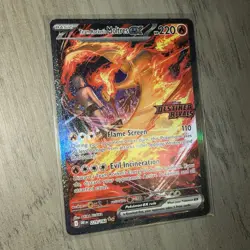 Team Rocket's Moltres ex 229/182 Sv10 Destined Rivals SIR Full Art Holo - Image 1