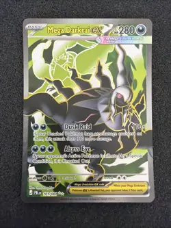 Mega Darkrai ex 101/084 Ultra Rare -Pitch Black -Pokemon TCG Near Mint - Image 1