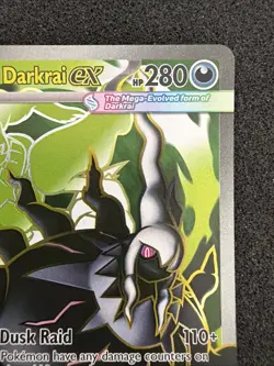 Mega Darkrai ex 101/084 Ultra Rare -Pitch Black -Pokemon TCG Near Mint - Image 3