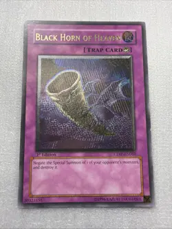 Yugioh! LP Black Horn of Heaven - CDIP-EN060 - Ultimate Rare - 1st Edition Light - Image 1