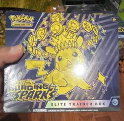 Pokemon TCG Elite Trainer Box Scarlet & Violet Surging Sparks 2024 EN - Image 1