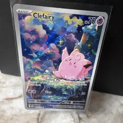 Pokemon TCG Clefairy POR 094/088 Illustration Rare Holo Cona Nitanda ENG - Image 3