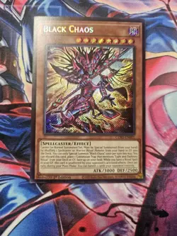 Yu-Gi-Oh TCG Black Chaos CORI-EN001 1st Edition SECRET RARE - Image 1