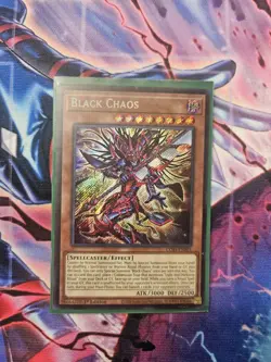 Yu-Gi-Oh TCG Black Chaos CORI-EN001 1st Edition SECRET RARE - Image 2