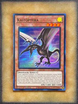 Yugioh Kaitoptera MZMI-EN012 Super Rare 1st Ed NM - Image 1