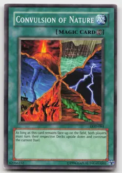Convulsion of Nature LOD-084 Common Legacy of Darkness Yu-Gi-Oh Unlimited LP - Image 1