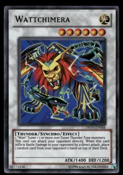 Wattchimera DREV-EN044 Ultra Rare Duelist Revolution Yu-Gi-Oh Near Mint - Image 1