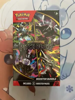 Pokemon TCG Mega Evolution— Pitch Black Booster Bundle 6 Packs Sealed Box - Image 1