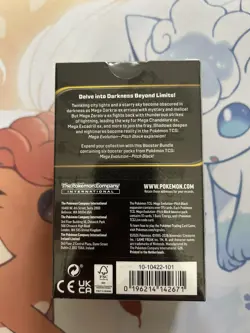 Pokemon TCG Mega Evolution— Pitch Black Booster Bundle 6 Packs Sealed Box - Image 2