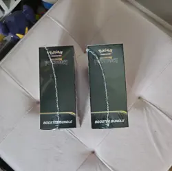 Pokemon TCG Mega Evolution Pitch Black Booster Bundle 6 Packs Sealed IN HAND - Image 2