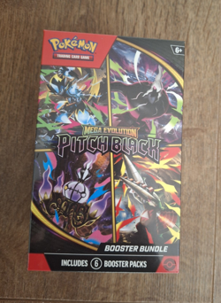 Pokemon TCG Mega Evolution Pitch Black Booster Bundle 6 Packs SEALED - Image 1
