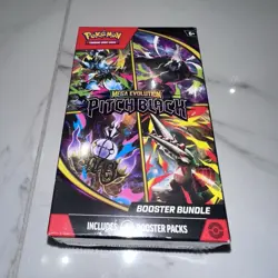 Pokemon TCG Mega Evolution: Pitch Black Sealed Booster Bundle 6 Packs English - Image 1