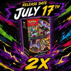 Pokemon TCG Mega Evolution Pitch Black 2 Booster Bundle 6 Packs Release 17 July - Image 1