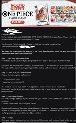 Round1 x One Piece Collab Promo Packs PRESALE 10 PROMO PACKS SHIPS BY AUGUST 20 - Image 3