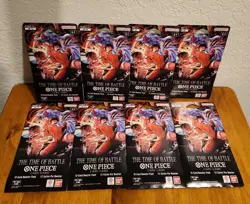 One Piece TCG English OP-16 The Time of Battle Booster Sleeved Pack x 8 New ~ - Image 1