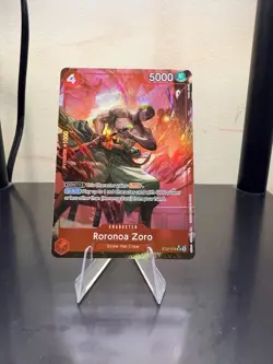 One Piece Roronoa Zoro SR ST21-015 Parallel Starter Deck Ex: Gear 5 - Image 1