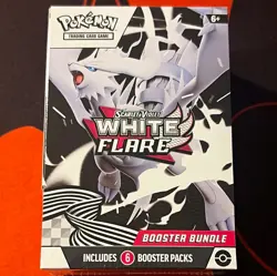 Pokemon TCG Scarlet & Violet White Flare Booster Bundle Box 6 Packs EN 6+ - Image 1