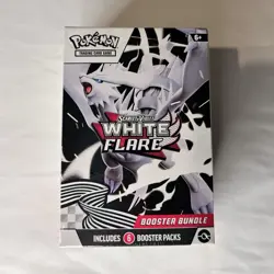 Pokemon TCG Scarlet & Violet—White Flare Booster Bundle Box (6 Packs) - Image 1