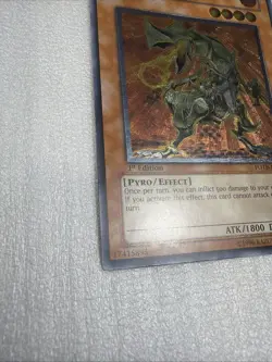 Yugioh Volcanic Slicer FOTB-EN012 1st Edition Ultimate Rare Lightly Played - Image 2