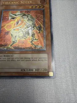 Yugioh Volcanic Slicer FOTB-EN012 1st Edition Ultimate Rare Lightly Played - Image 3