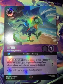 Disney Lorcana Attack Of The Vine Epic Foil Heihei Created By The Vine - Image 1