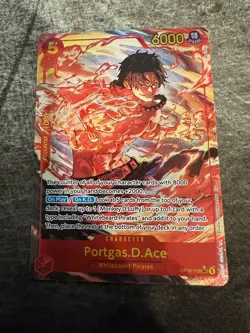 One Piece Card Game OP16-118 SEC Alt Art Portgas D. Ace - English - NM - Image 1