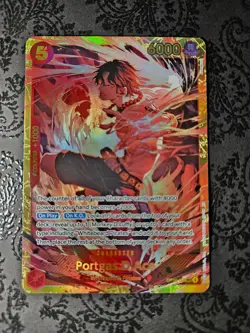 One Piece CCG TCG Portgas D. Ace OP16-118 SEC Alt Art The Time Of Battle - Image 2