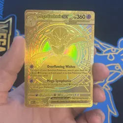Mega Gardevoir EX 187/132 Mega Evolution Pokemon English TCG Gold Card Nm (desc) - Image 2