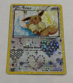 Pokemon Evee Card RC14/RC32 Holo Uncommon LP Generations Radiant Collection TCG - Image 2