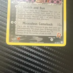 Pokemon Card - Rocket's Meowth Team Rocket Returns 46/109 Uncommon - Image 2