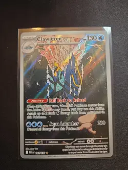 Pokemon TCG Clawitzer 141/132 2025 Mega Evolution Illustration Rare Card - NM - Image 1