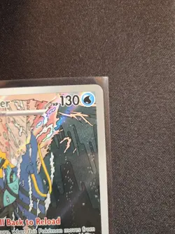 Pokemon TCG Clawitzer 141/132 2025 Mega Evolution Illustration Rare Card - NM - Image 3