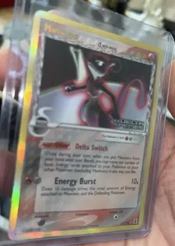 Mewtwo 12/113 EX Delta Species Delta Switch Holo Rare Pokemon TCG Card 2005 - Image 2
