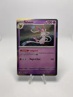Sylveon 040/131 Holo Rare Prismatic Evolutions Pokemon Card TCG NM - Image 1